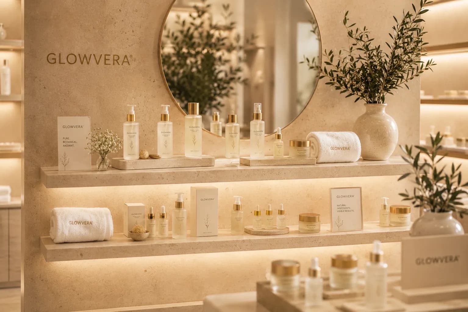 The boutique interior