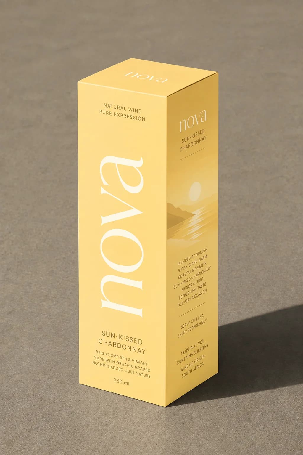 The Sunkissed carton on midnight